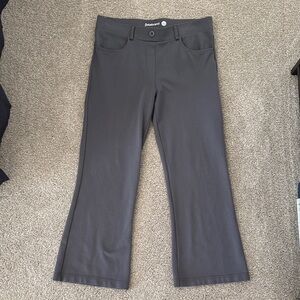 Betabrand boot cut 4-pocket dress pant yoga pants in color Storm